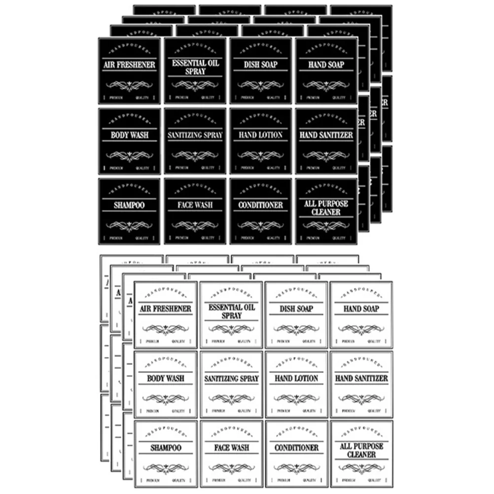 

2 Sets Home Organization Canisters Labels Soap Labels Bathroom Labels Bathroom Organization Labels