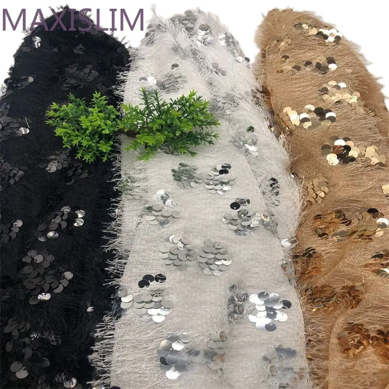 Новая Вельветовая вышивка с блестками 9 мм ткань сделай сам для шитья костюмов