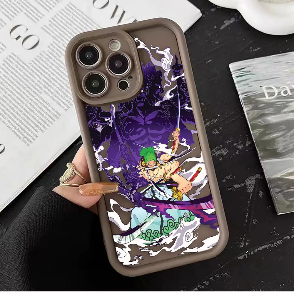 Фото Чехол для телефона One Piece GEAR 5 Zoro Luffy для Xiaomi 15 15T 17 14 14T PRO MAX 8 11 12 12T 13 LITE 5GNE, противоударный чехол-накладка DIY №2