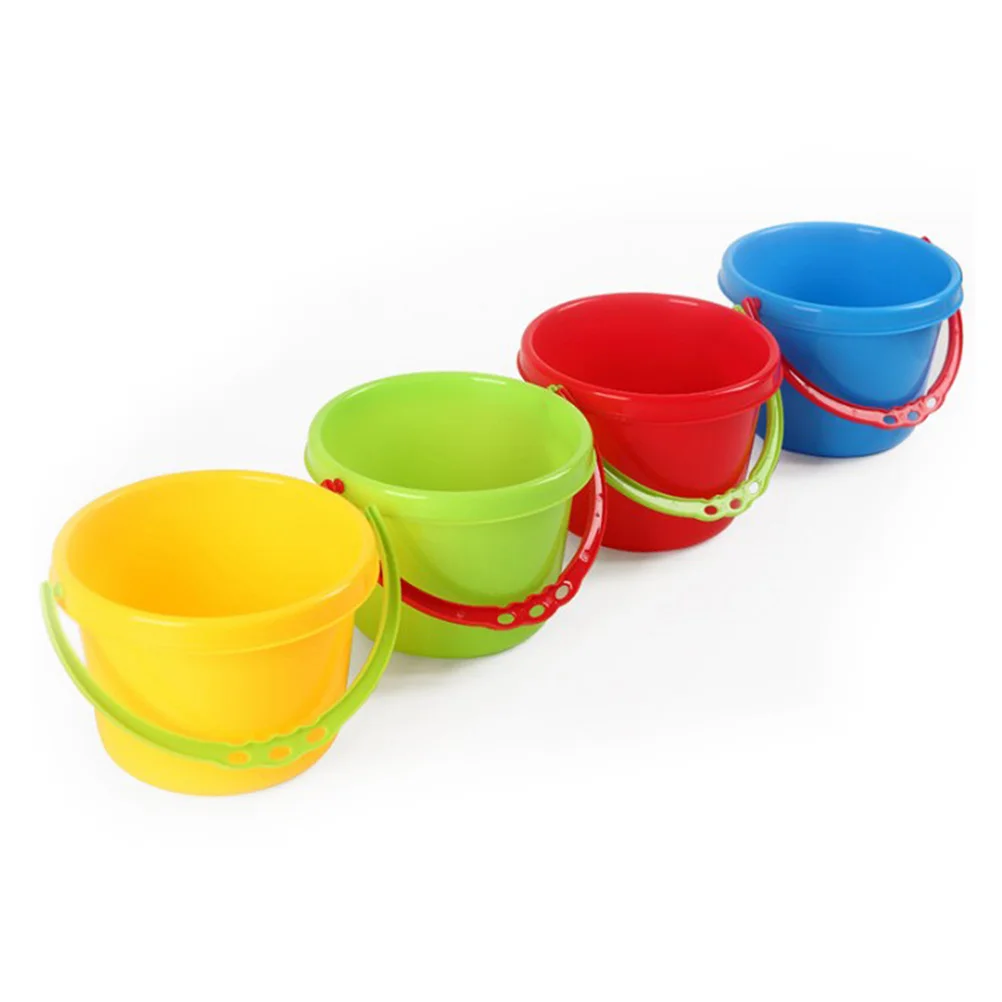 

4pcs Beach Pails Sand Buckets, Sand Buckets Beach Toys for Kids ( )