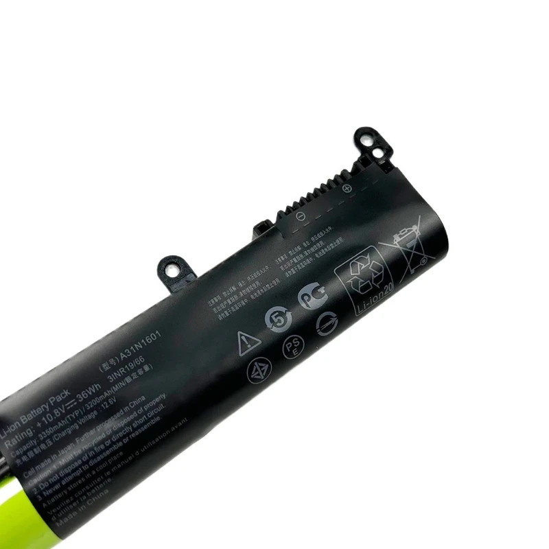 Фото Аккумулятор для ноутбука A31N1601 10.8V 36Wh 3350mAh для ASUS VivoBook F541UA X541SA-1A F541UA-GQ1333T A31LP4Q 3INR19/66 0B110-00440000 №4