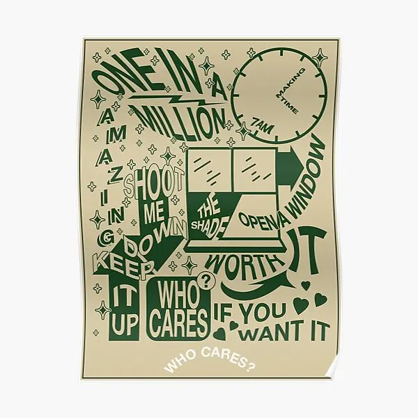 Оранжевый постер Who Cares с надписью Rex, шею, декор для комнаты, домашнее винтажное изображение, смешная Настенная роспись, современный принт, украшение без рамки