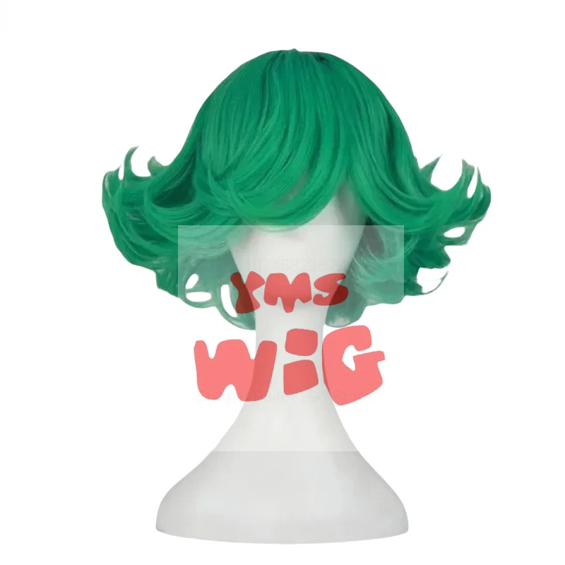 Парик для косплея YMS Anime Senritsu no Tatsumaki 30 см Короткие вьющиеся волнистые