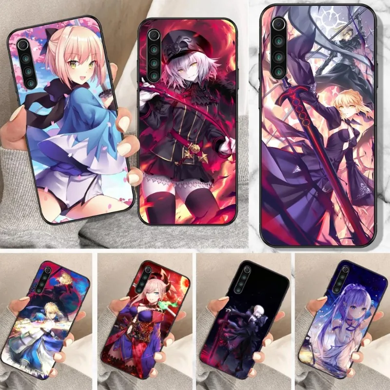 Чехол для телефона аниме Fate Series Girl Xiaomi Mi 12 11T 10T 9T Lite Pro Ultra Note 10 Poco F3 F4 X4 GT мягкий