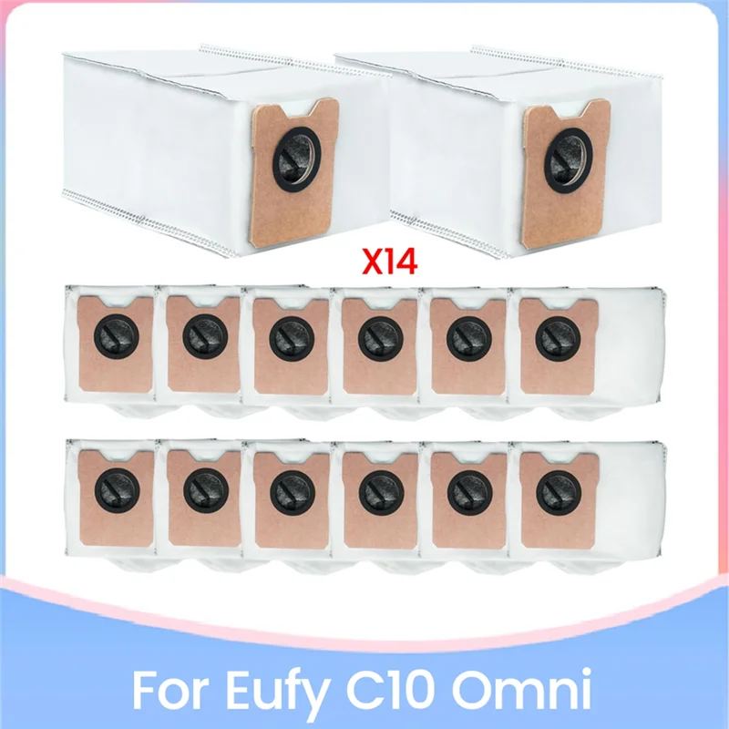 Фото A23R-мешки для пыли Foreufy C10 Omni, аксессуары для робота-пылесоса, сменный нетканый мешок для пыли, мешок для мусора, 14 шт. №4