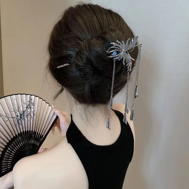 

AA00604 Exquisite Tassel Big Grab Clip Butterfly Twist Clip Women's Head Clip Headwear Hair accessories