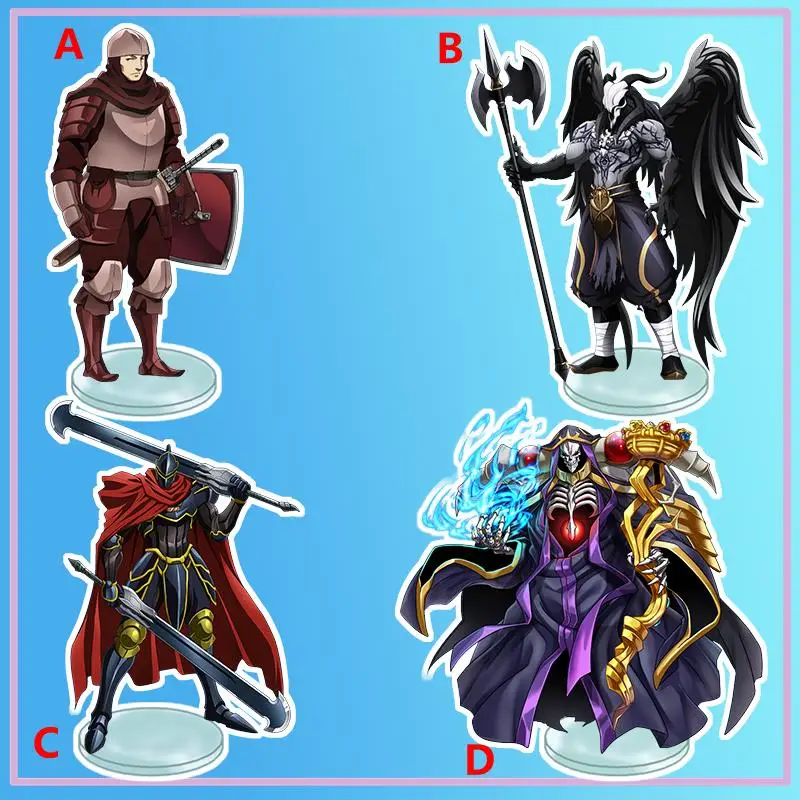

Anime Stand overlord ainz ooal gown Acrylic Figure Display Desktop Decoration 15cm