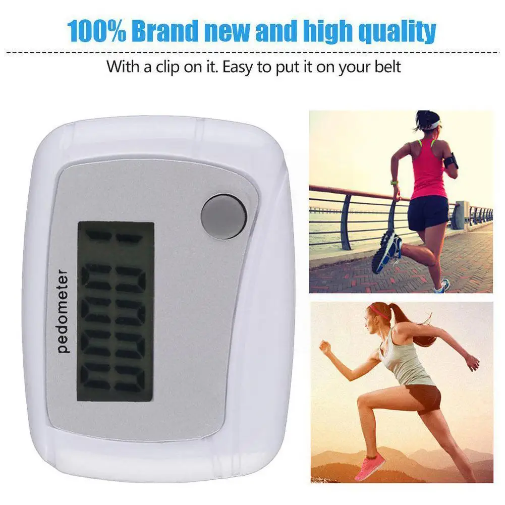 

Lcd Pedometer Step Calorie Kilometer Counter Walking Distance Design Clip Run Pocket Digital Mini P1j2