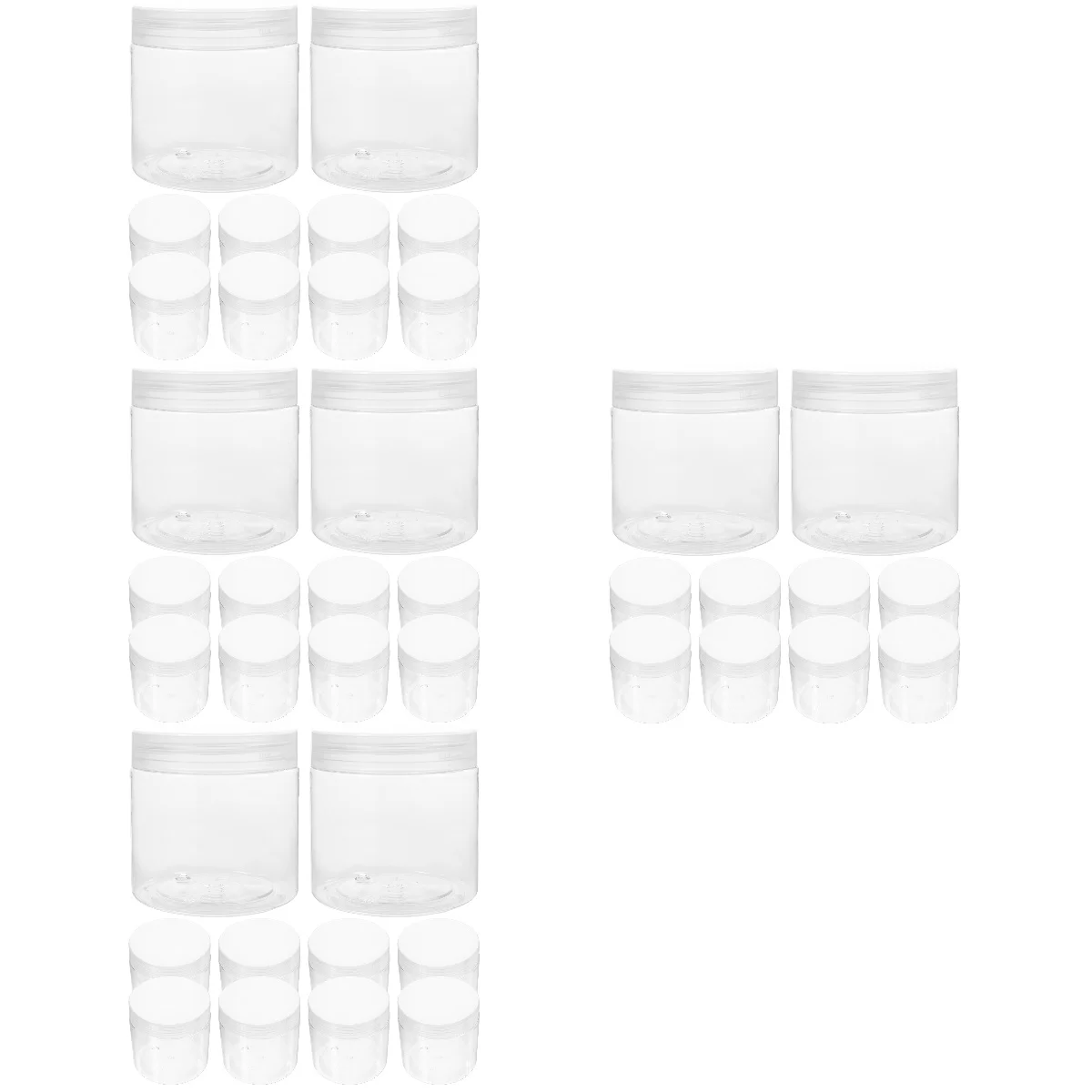 

40 Transparent Storage Box Sealing Candy Storage Holder Household Sealed Containers