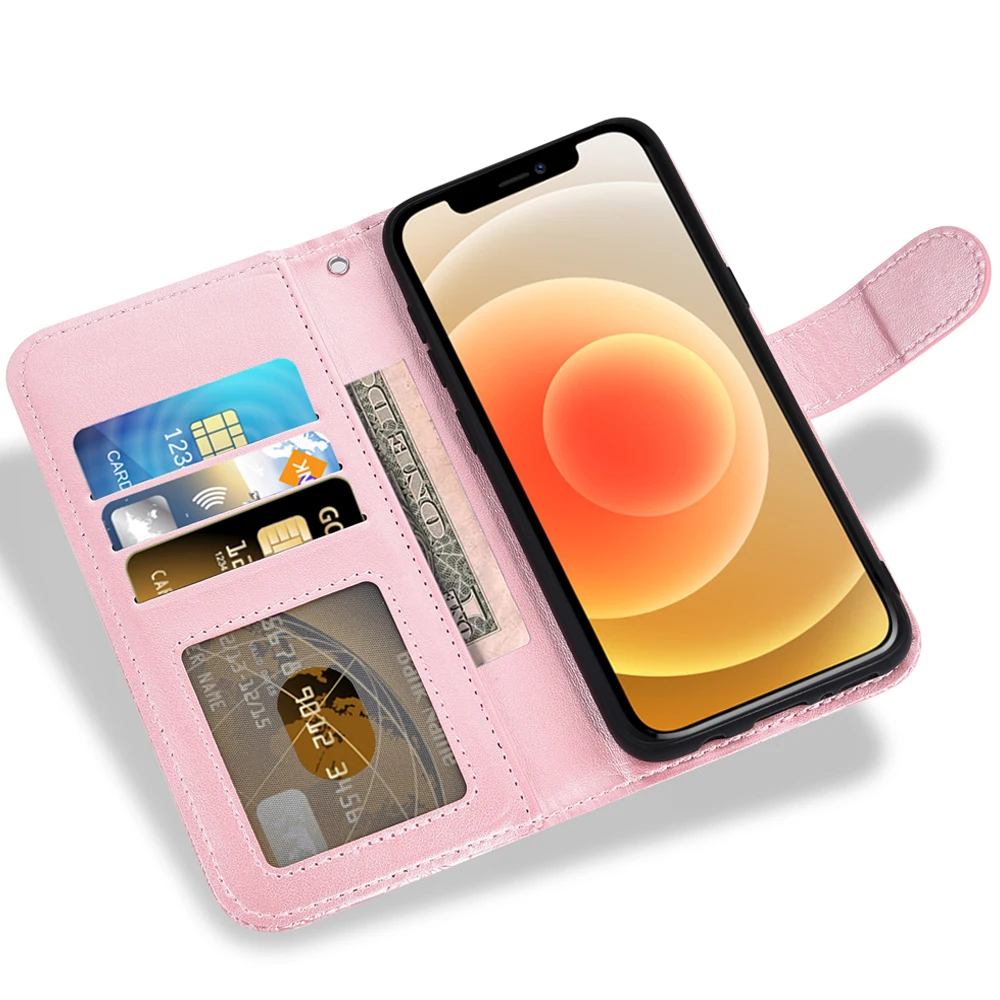 Фото Кожаный чехол-бумажник для LG K40 K12 X4 2019 Solo LTE L423DL xдавление Plus 2 Harmony 3 №3