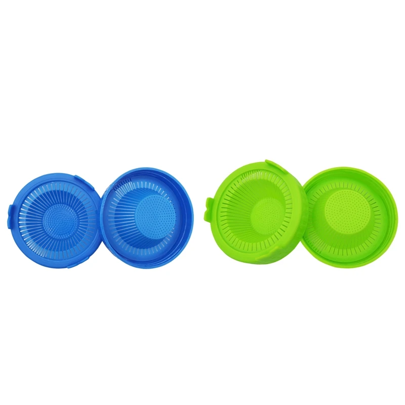 

6PCS Sprouting Kit Sprout Jars Lids Mesh Lids For Wide Mouth Jars Indoor Microgreens Plants Growing Screen