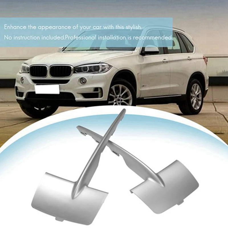 Хромированный передний левый и правый бампер решетка радиатора 51117303114 для BMW X5 F15