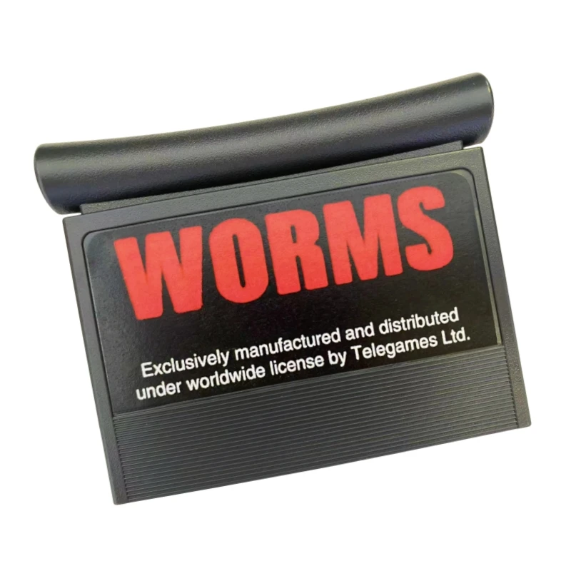 

Worms Game Cartridge for ATARI JAGUAR Console