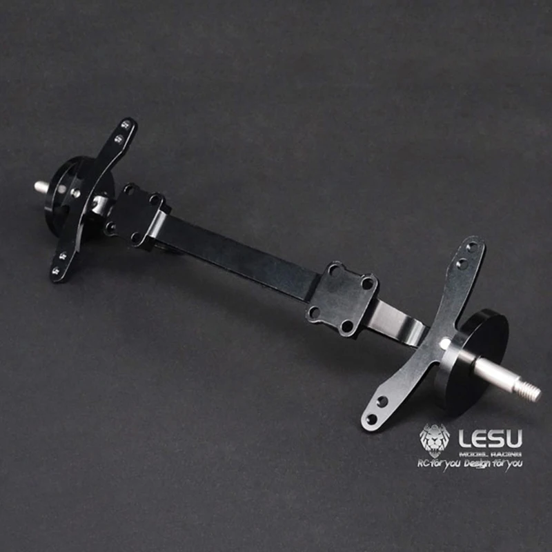 LESU Metal Non-powered Front Axle for 1/14 TAMIYA RC Tractor Truck DIY Remote Control Scania Benz Dumper Model Car for Adults enlarge