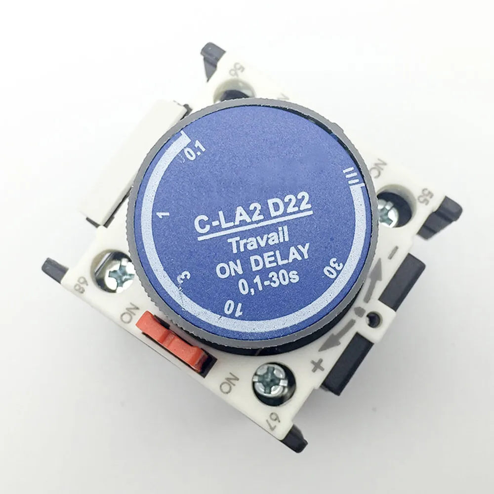 

C-LA2-D20 C-LA2-D22 0,1-3S 0,1-30S 10-180S пневматический таймер с задержкой включения/выключения