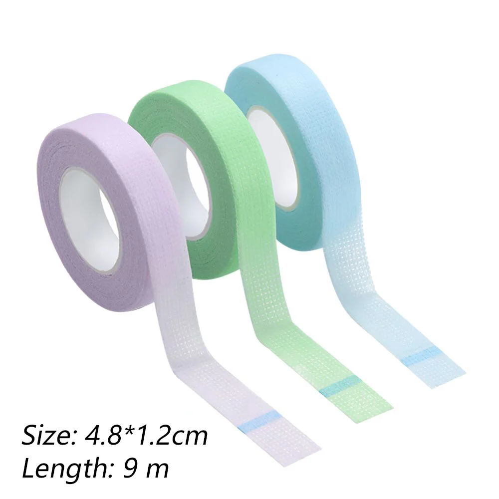 1/3 рулонов профессиональной полиэтиленовой/нетканой ленты для ресниц дышащая