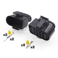 1 set 8 ways car male plug female socket auto waterproof adaptor 3a0973834 3a0973734 automobile wire harness connector