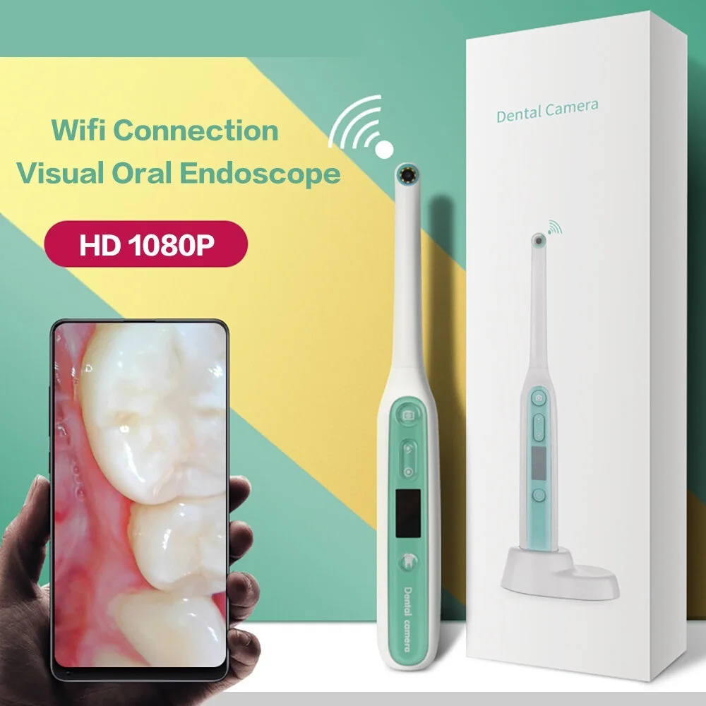 

Новая Wi-Fi мини камера-эндоскоп внутриротовая стоматологическая камера 1080P HD Водонепроницаемая камера для осмотра полости рта эндоскоп для ...