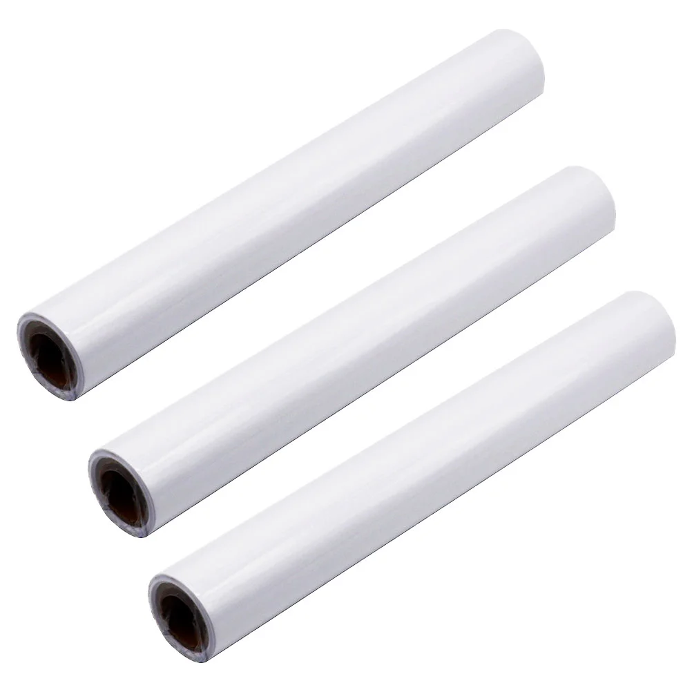 

3 Rolls White Painting Paper Rolls White Kraft and Crafts Paper Roll Scrawl Paper Gift Wrapping Paper Easel Paper Drawing Paper