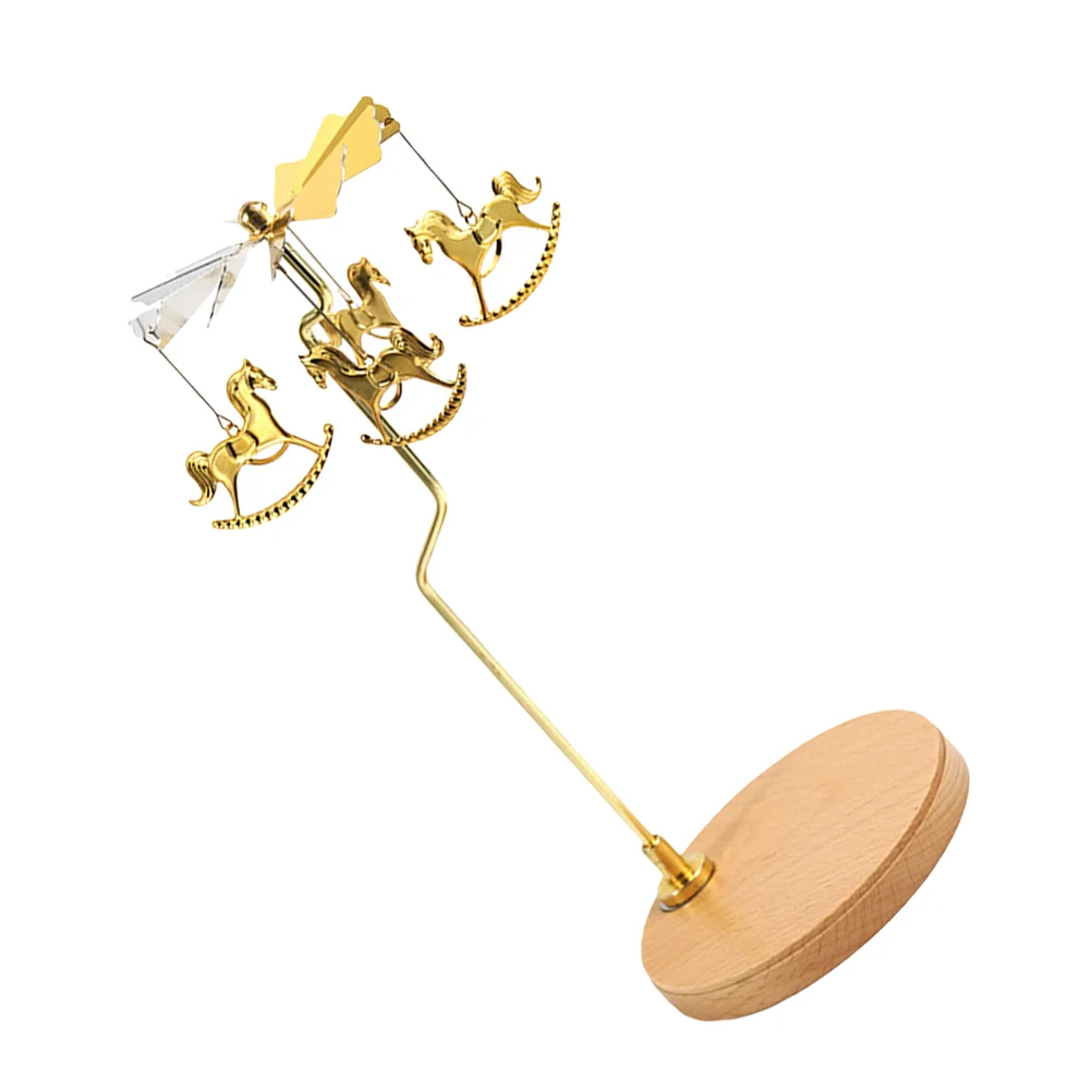 

Candle Carousel Rotating Candle Holder Romantic Candle Tray Metal Candlestick