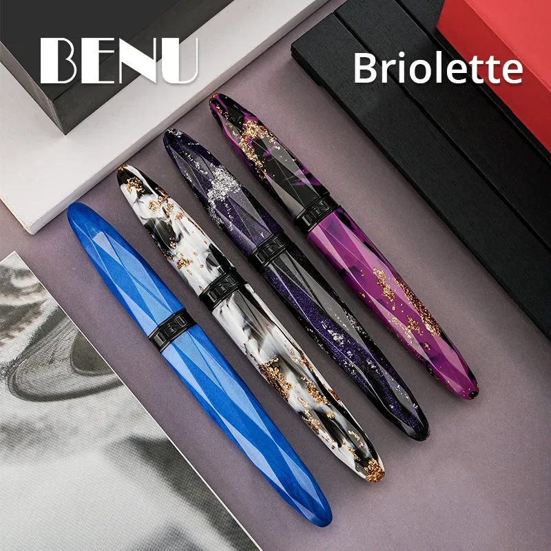 Ручка перьевая ручка ручной работы с алмазной поверхностью