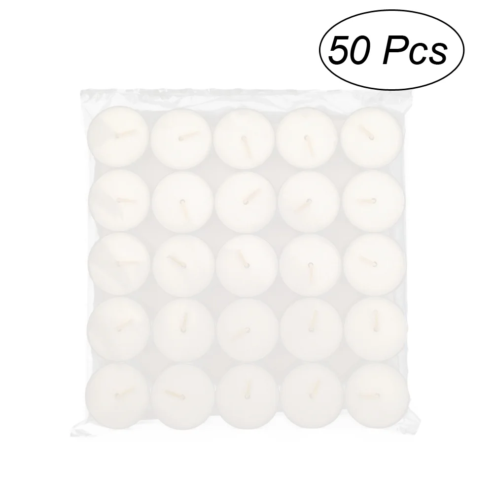 

50Pcs LED Candle Lamps Flicker Natural Paraffin Wax 8 Hours Flameless Night Light for Birthday Wedding