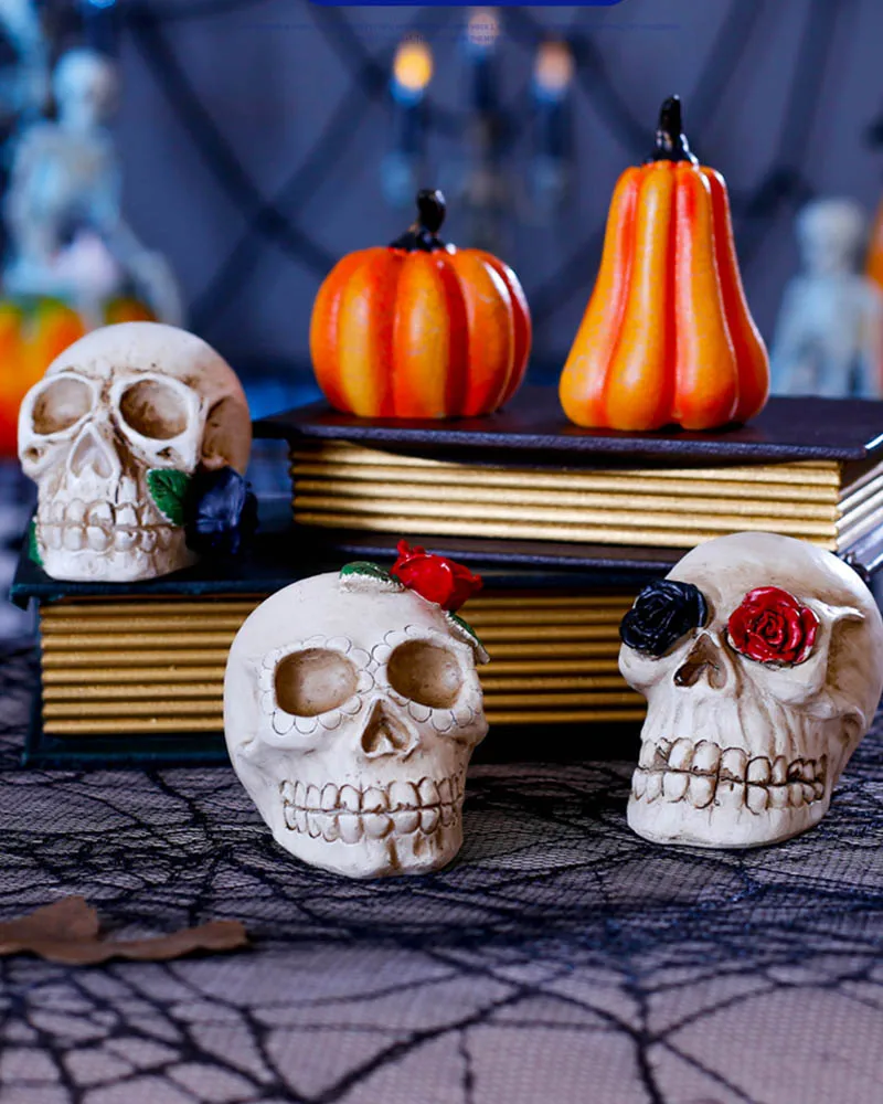 

Светодиодная гирлянда на Хэллоуин с тыквой, черепом светильник, страшное подвесное украшение, товары для вечерние, праздничный декор, настольное украшение