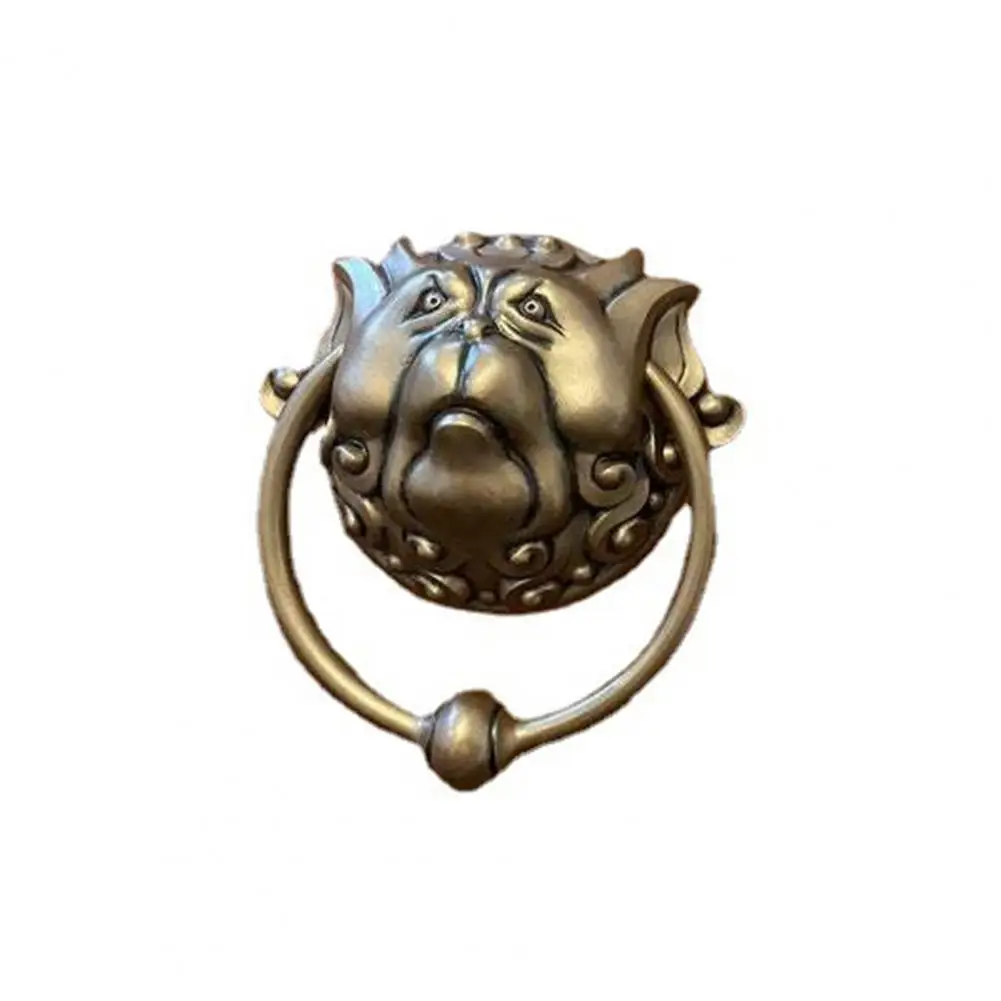 Дверной ключ в винтажном стиле яркая резиновая ручка виде дракона с отверстием