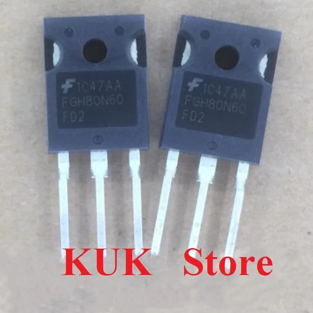 

Оригинальный 100% новый FGH80N60 FD2 FGH80N60FD2 FGH80N60FD2TU TO-247 10 шт. ~ 50 шт.