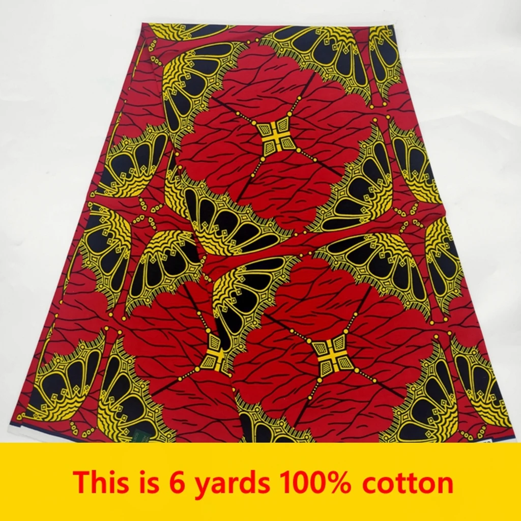 

Veritable Real Wax High Quality Original African Fabric Wax Print Cotton 100% Pagne Nigerian Tissus Wax Africain Lace Fabric