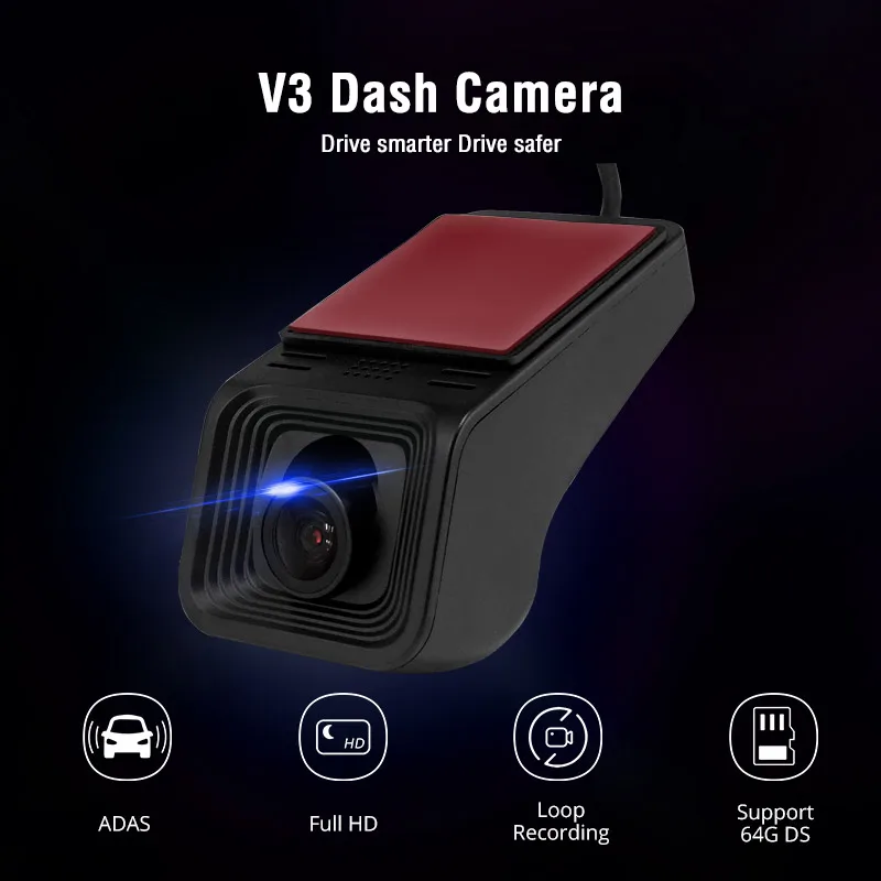 

Mini ADAS Car DVR Carmera Dash Cam Full HD1080P Car Video Recorder G-sensor Night Vision Dashcam accessories