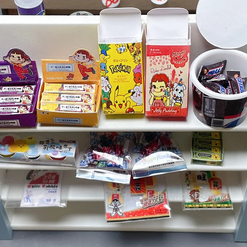 

Doll House Mini Handmade Jelly Snack Food Model Doll House Supermarket Decoration Shoot Props Children's Gifts