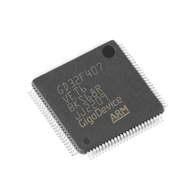 

Оригинальный GD32F407VET6 LQFP-100 ARM 168 МГц 32-разрядный флэш-микроконтроллер 512KB-микроконтроллер MCU chip 32F407VET6