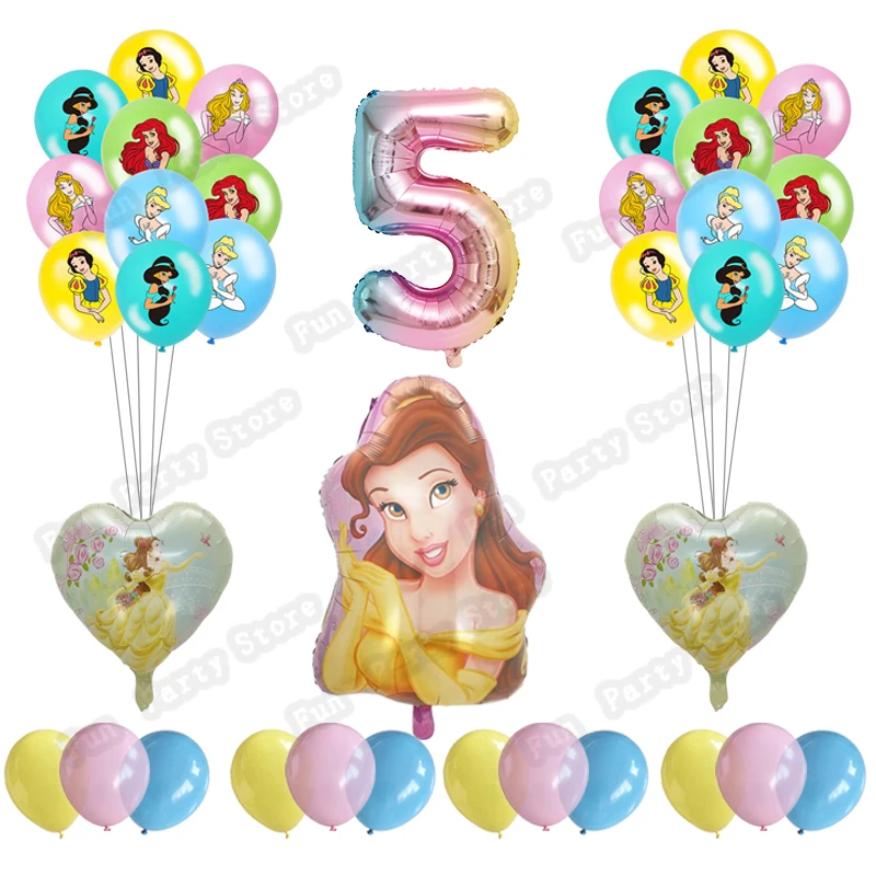 Воздушный шар Красавица и чудовище тематический воздушный принцессы Белль для