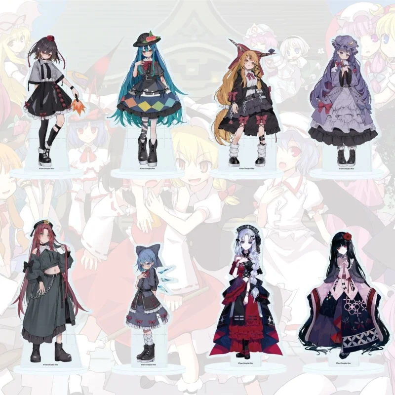 Фото Акриловая фигурка-подставка по аниме Touhou Project, коллекционная модель для косплея, стоящая фигурка-игрушка, подарок для фанатов, настольная кукла, 15 см №1