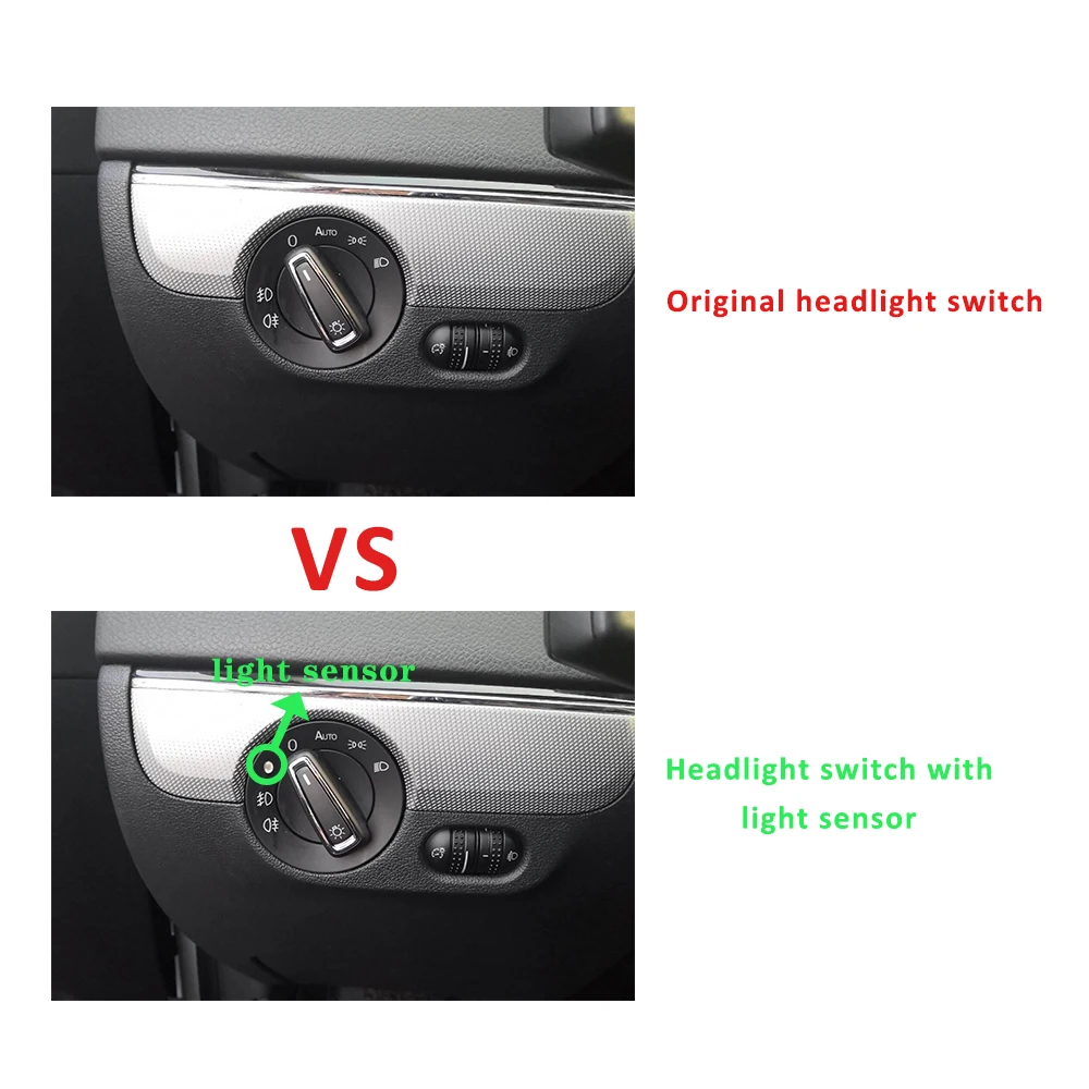 Автоматический сенсорный выключатель светильник Plug and play для Skoda Rapid Superb 3 Octavia 2 5E -