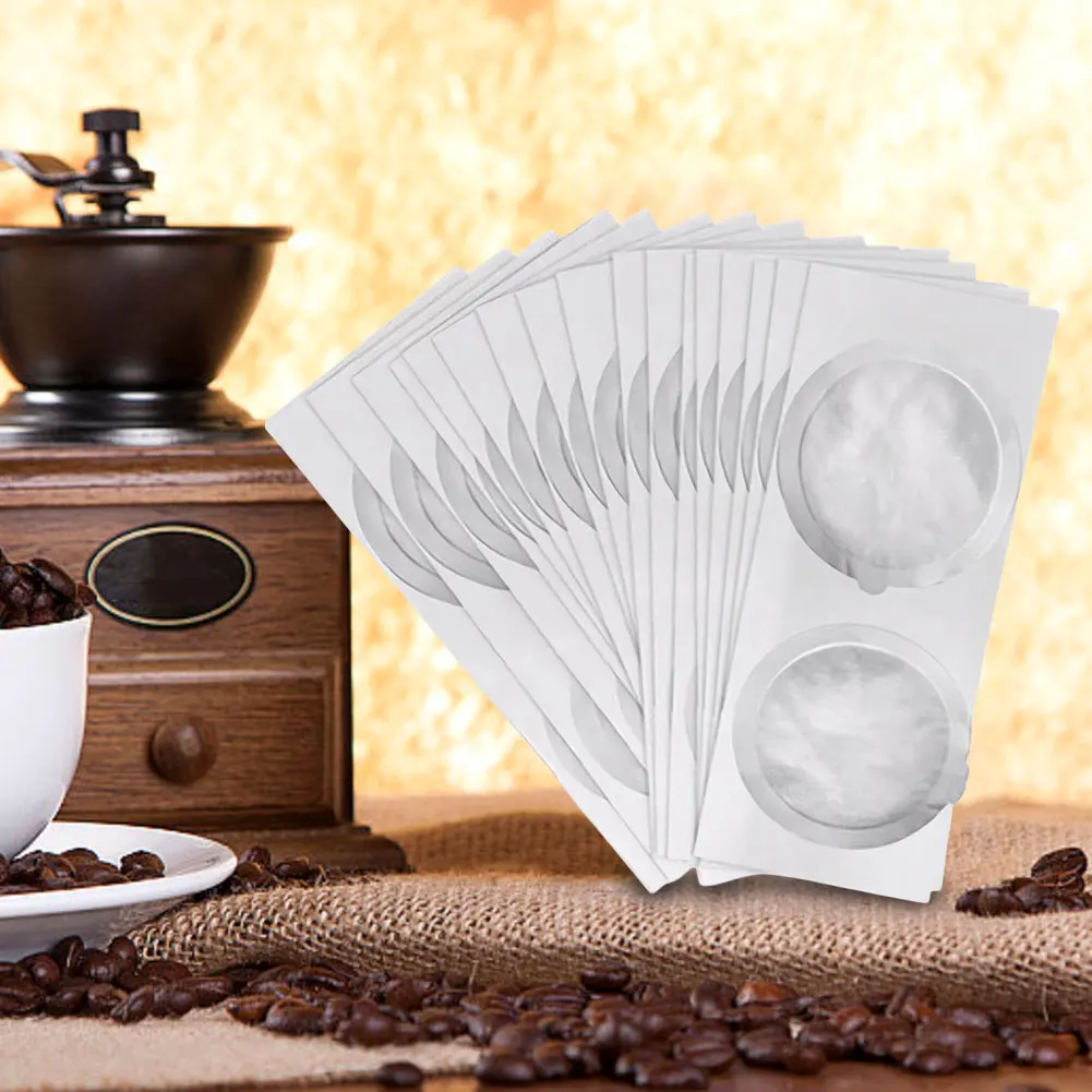 10/20 шт. одноразовые алюминиевые наклейки для кафе Vertuo Cafe Machine
