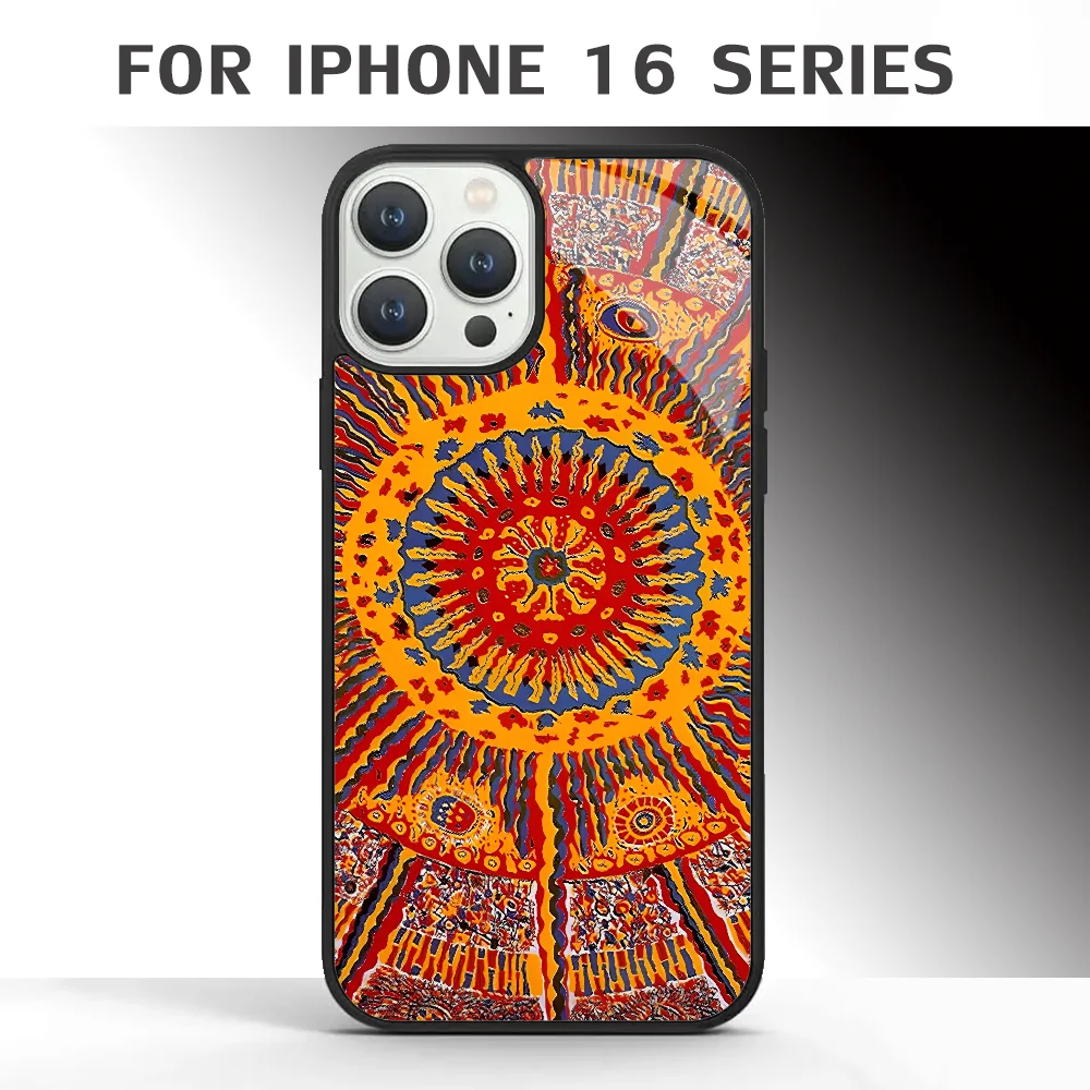 Чехол для телефона психоделический Космос этический Триппи хиппи Для IPhone 16 16pro