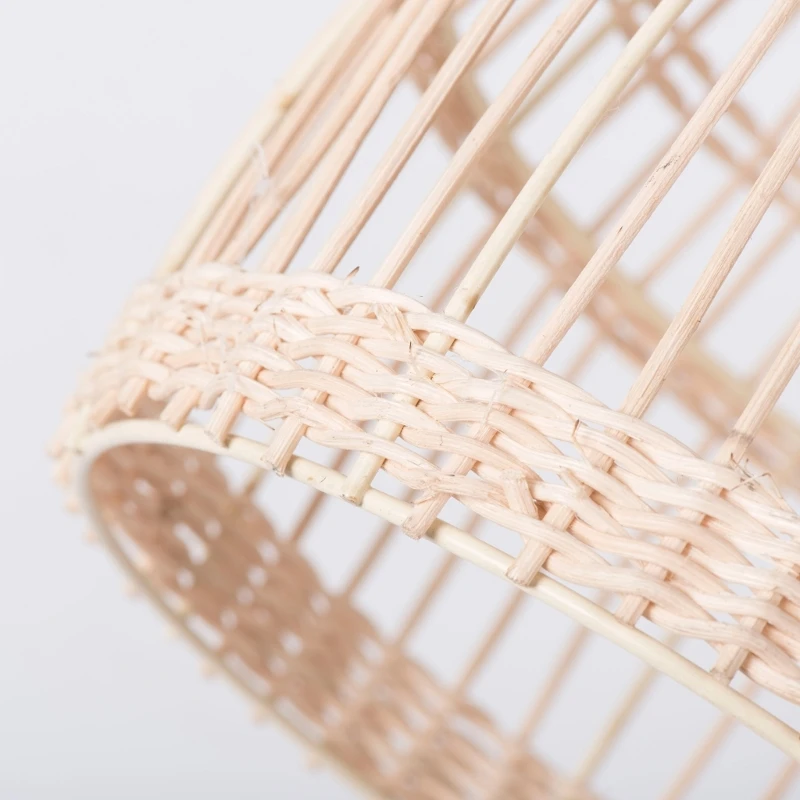 Маленький абажур из ротанговой ткани 3 35x7 68x8 46 дюйма (TopxBottomxHigh) Абажур для