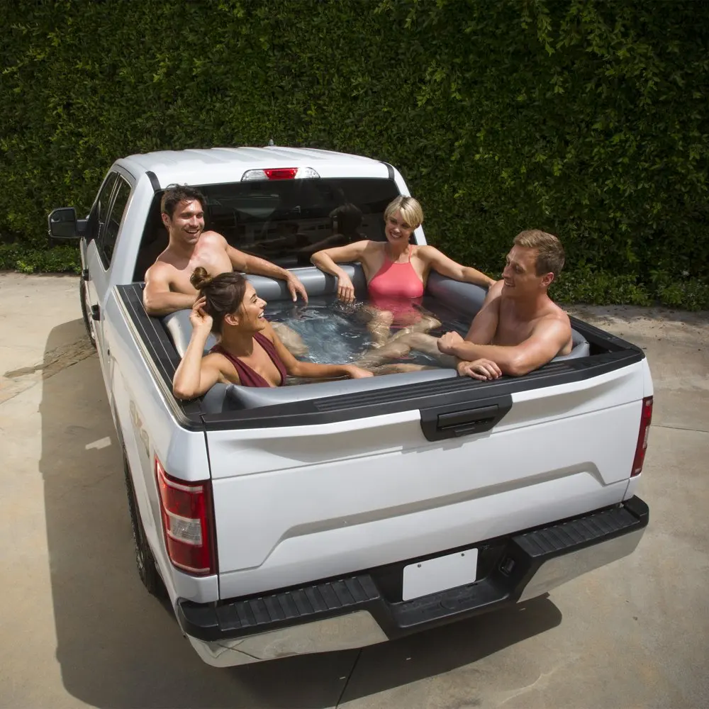 

Rectangular Inflatable Truck Bed Pool Gray Adults Unisex