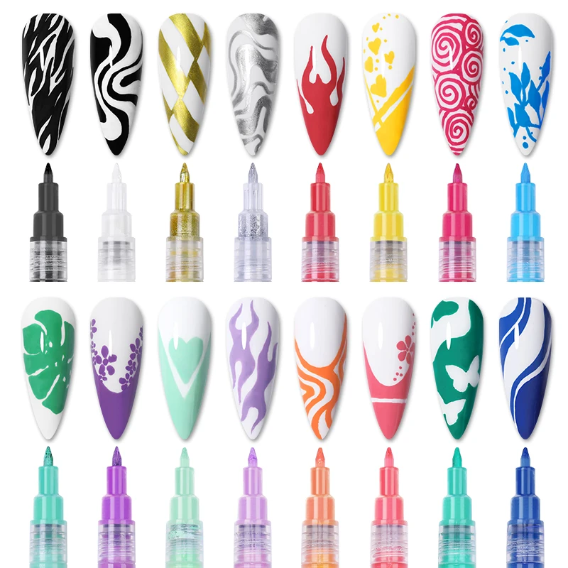 1 шт. водостойкая ручка-Гель-лак для дизайна ногтей |