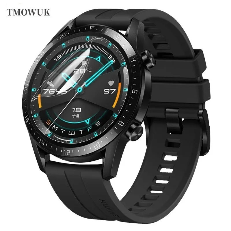 Фото Для FOSSIL Gen 5 5E 6 42MM 44MM - закаленное стекло 9H HD - ультратонкая защитная пленка для экрана смарт-часов с защитой от царапин №2