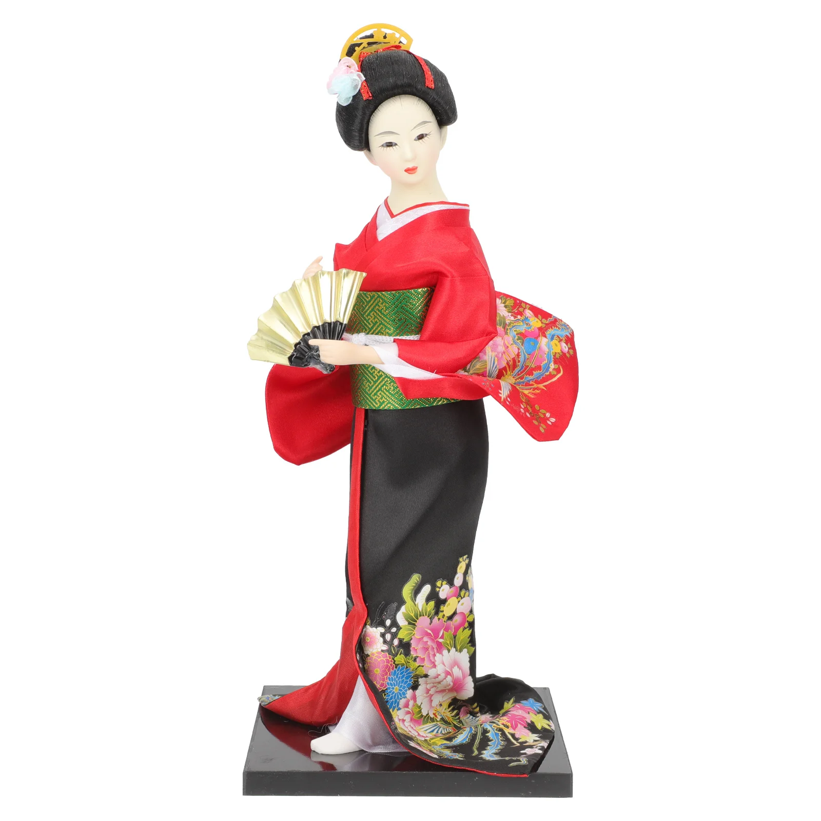 

Kimono Red Home Decor Decorations Tabletop Japanese Ornament Hotel Foam Style Geisha Figurine Girl Dolls
