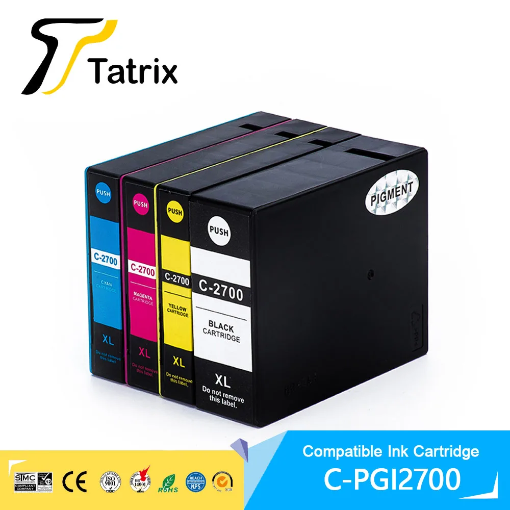 Tatrix PGI-2700 PGI2700 Canon 2700 совместимый картридж для принтера MAXIFY IB4070/iB4170/MB5070/MB5170/MB5370/MB5470