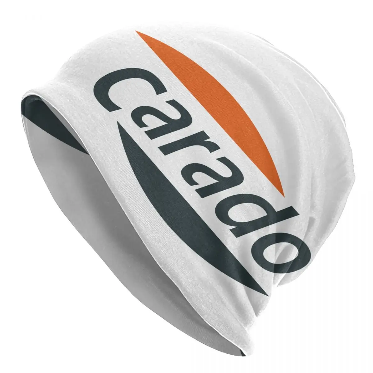 Теплая вязаная шапка с логотипом Carado модная капюшоном осенне-зимние уличные