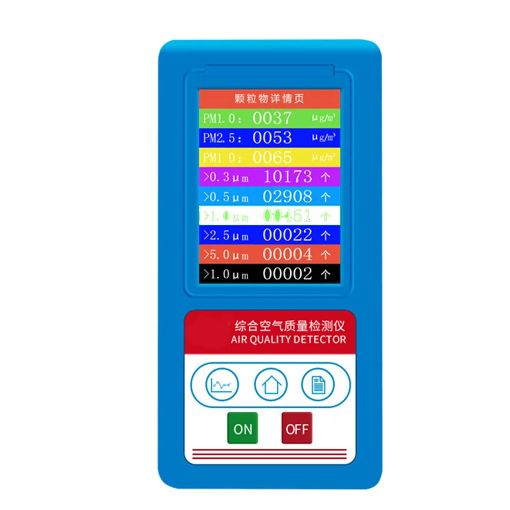 

Professional Air Quality Analyzer for PM2.5 Formaldehyde Particles Detector Meter Dust Counter Tester Gas Analyzer