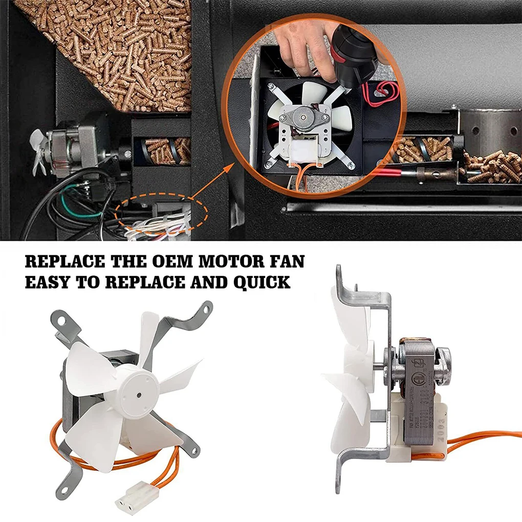 

Consistent Heat Distribution With Replacement Induction Fan Made Of Metal And Parts Easy To Install