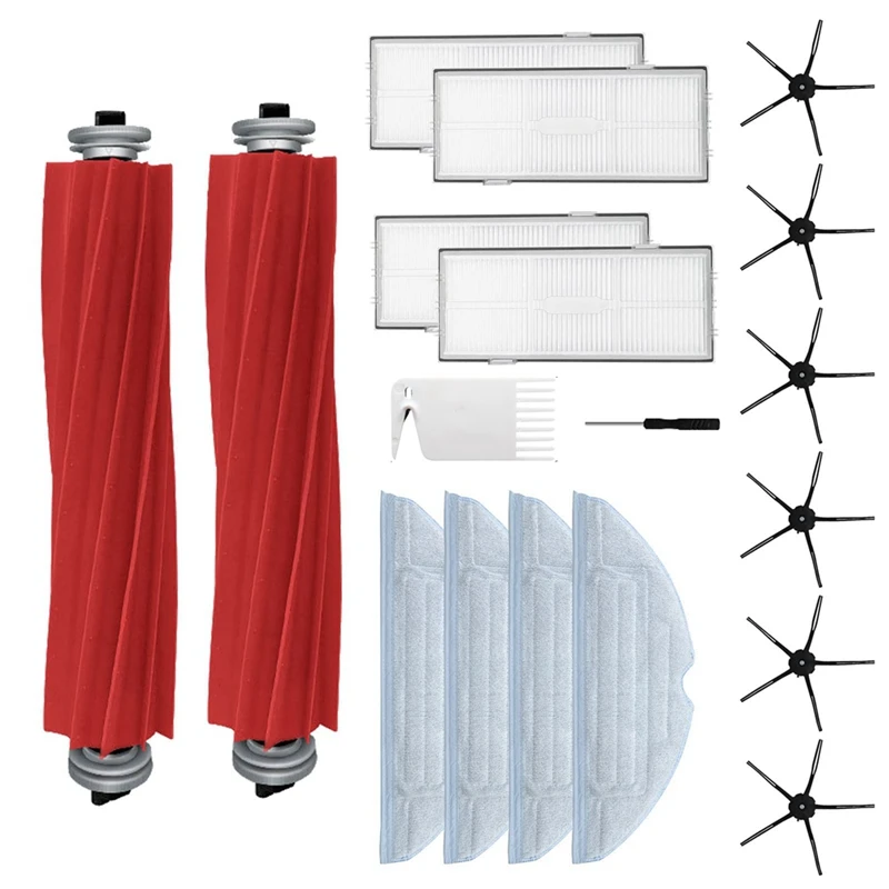 

Replacement Parts Main Brush Side Brushes Filters Compatible For Roborock S7 T7S Robot Vacuum Cleaner Accessories