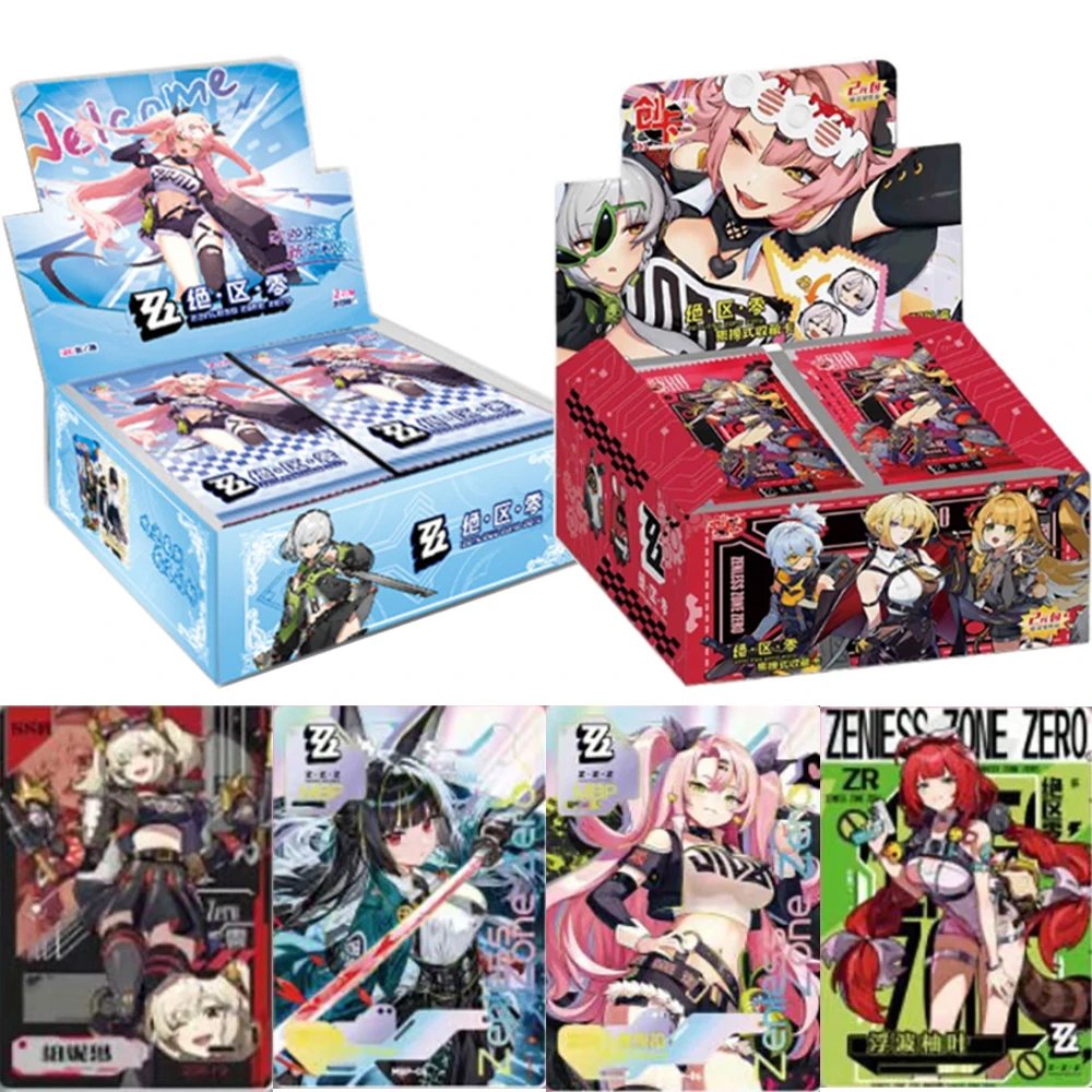 Фото Zenless Zone Zero Cards Deluxe Edition Booster Pack Limited Silver Flash Card Аниме Игры Коллекционные карты Игрушки Подарки №1
