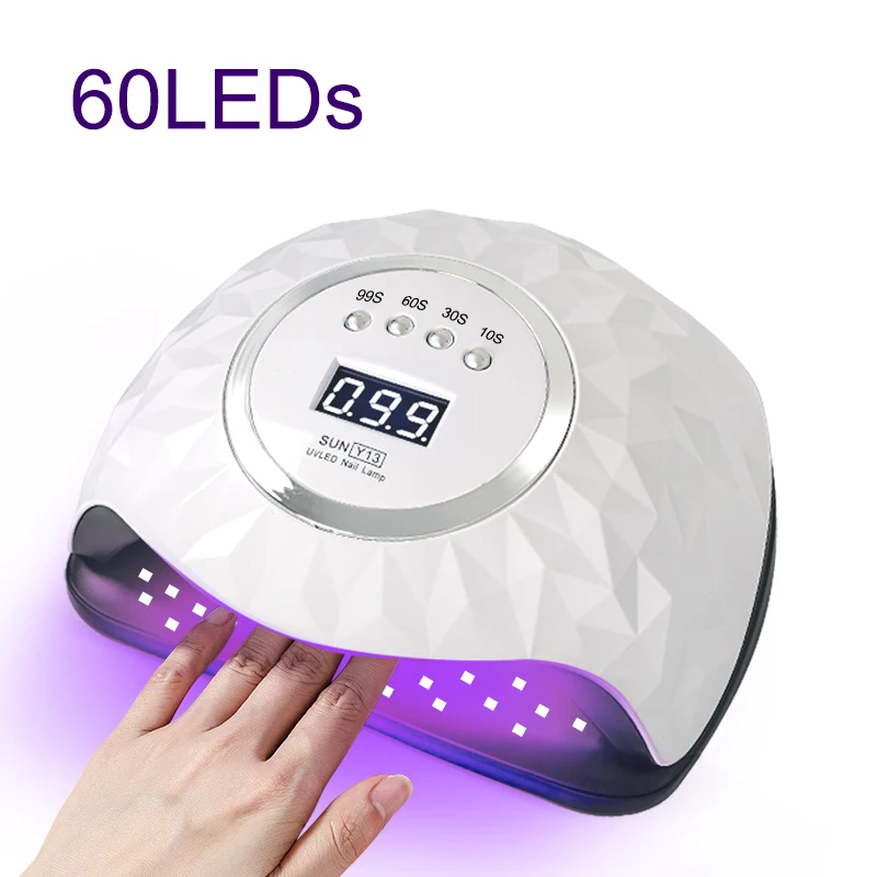 Nail Lamp LED UV Lamp For Nails 60 LED Nail Drying Lamp For Manicure With Smart Sensor Nail Polish Dryer Cabin Manicure Machine